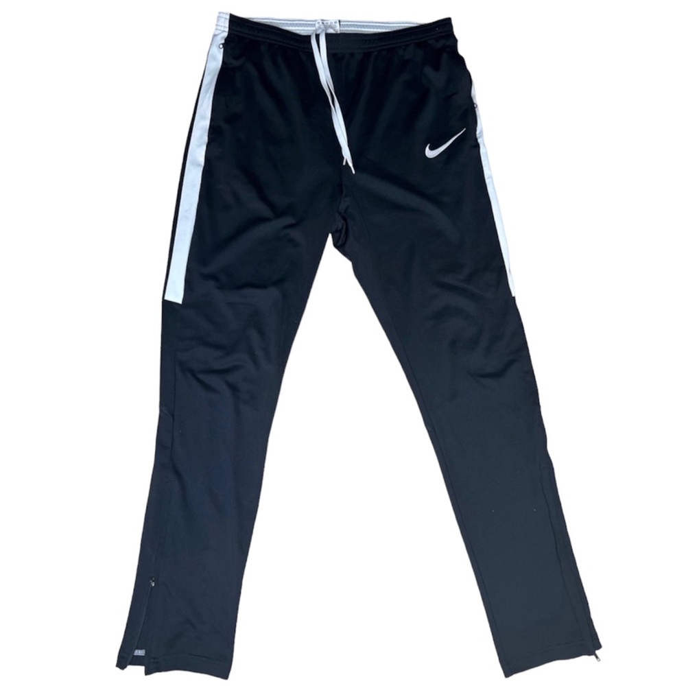 Late 2000s Nike Track Pants/Joggers with adjustable zip and pockets Size Large